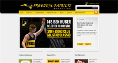 Desktop Screenshot of freedomwrestling.com